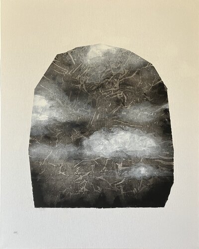 白雲幽石（十三）　/　White clouds and quiet stone 13 von Hisato Fukumoto, Malerei kaufen auf Singulart