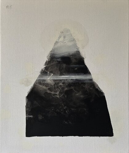 白雲幽石（十四）　/　White clouds and quiet stone 14 von Hisato Fukumoto, Malerei kaufen auf Singulart