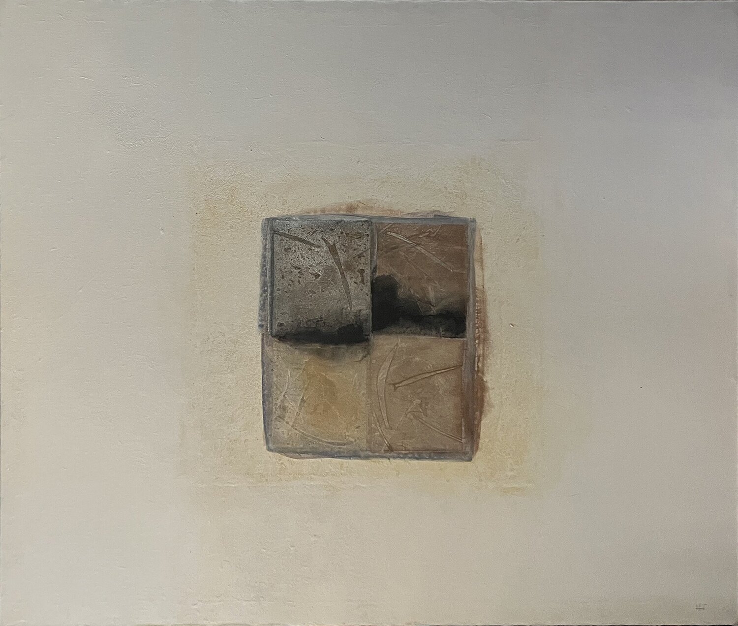 熄   /   Charcoal fire Hisato Fukumoto Originalgemälde zu verkaufen