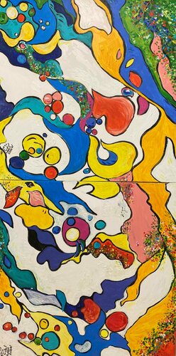 Compassion 1,2 van Michal Avrech, Schilderij te koop op Singulart