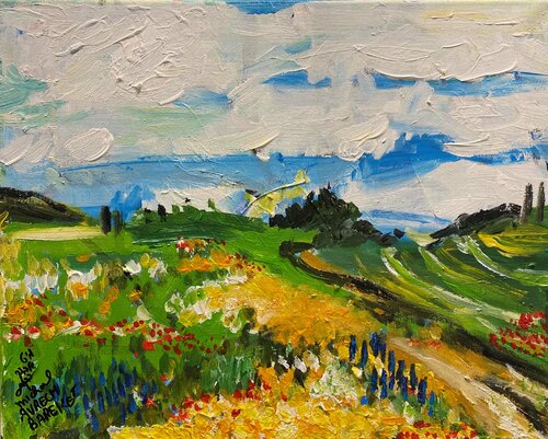 A Happy Day de Michal Avrech, Pintura a la venta en Singulart