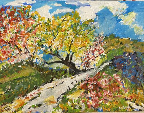 Almond Tree von Michal Avrech, Malerei kaufen auf Singulart