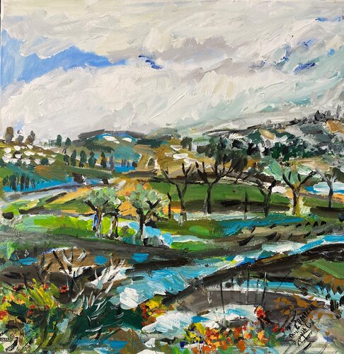 The Cloudy Day van Michal Avrech, Schilderij te koop op Singulart