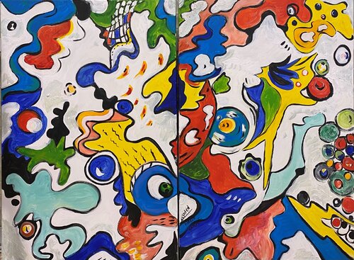 Childhod van Michal Avrech, Schilderij te koop op Singulart