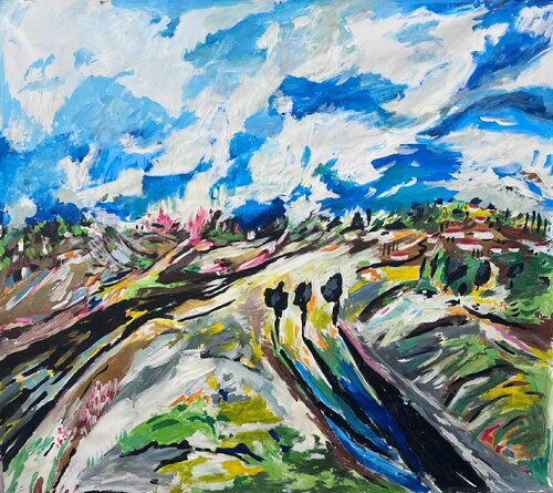 Longing for better days de Michal Avrech, Pintura a la venta en Singulart