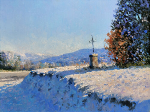 Calvaire des Ateliers by Pascal Giroud, 油畫 for Sale on Singulart