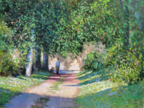 Parc de la Garenne (Vannes Morbihan) by Pascal Giroud, Painting for Sale on Singulart