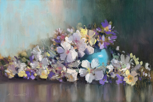 Fleurs d'Amandier de Pascal Giroud, Pintura a la venta en Singulart