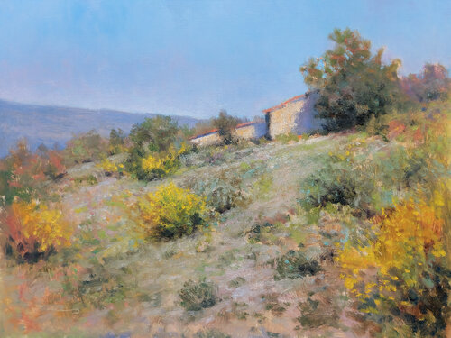 Garrigues Provençales par Pascal Giroud, Peinture en vente sur Singulart