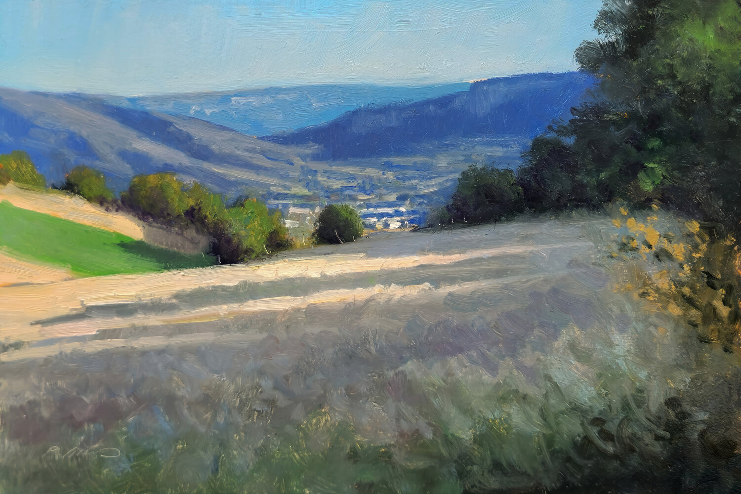 Fin de Journée à St-Jean Pascal Giroud Pintura original en venta
