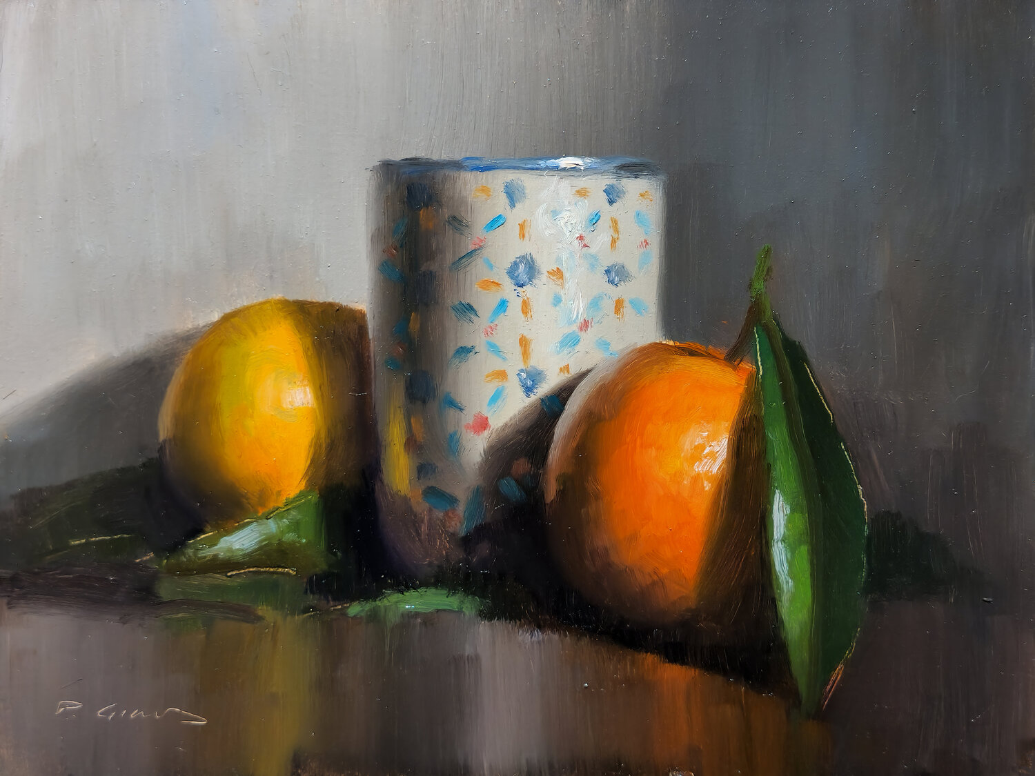 Clémentines et Tasse Pascal Giroud