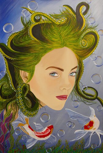 Ocean Eyes di Karen Coates, Pittura in vendita su Singulart
