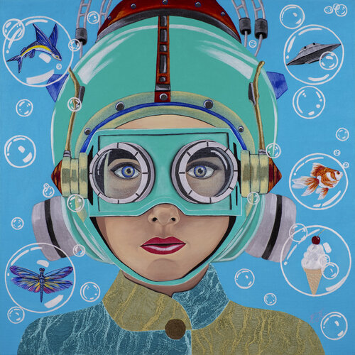 Day Dreamer di Karen Coates, Pittura in vendita su Singulart