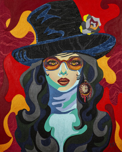 Insomniac van Karen Coates, Schilderij te koop op Singulart