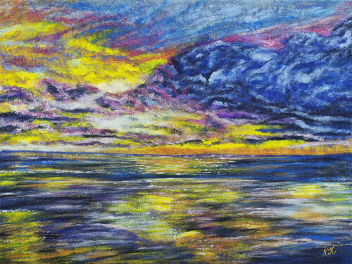 La Playa De Tamarindo von Karen Coates, Malerei kaufen auf Singulart