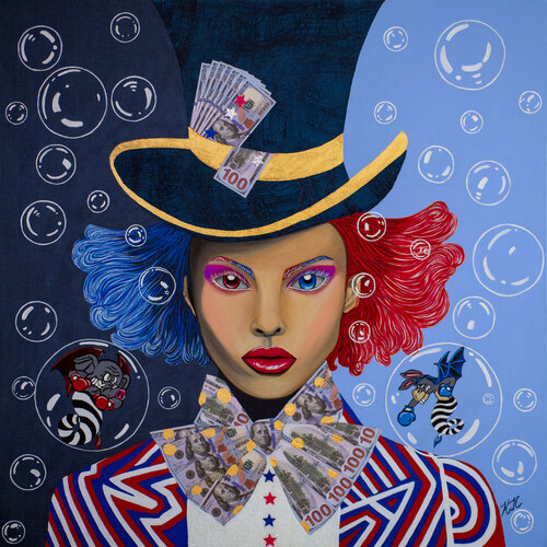 Mad Money di Karen Coates, Pittura in vendita su Singulart