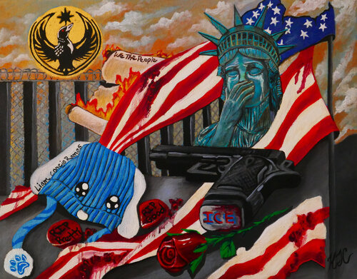 Resistance Is Rising de Karen Coates, Pintura a la venta en Singulart