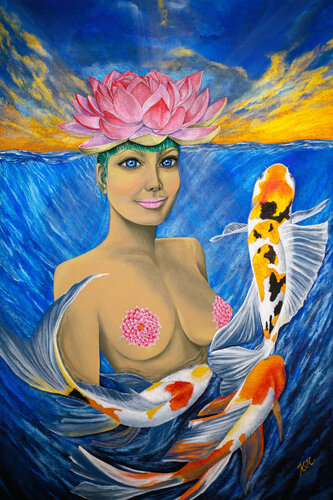 The Dawning Of A New  Day di Karen Coates, Pittura in vendita su Singulart