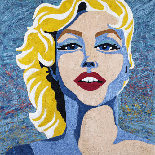 Marilyn Monroe In Summer Wind by Karen Coates, Painting for Sale on Singulart