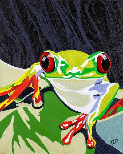 Green Envy de Karen Coates, Pintura a la venta en Singulart
