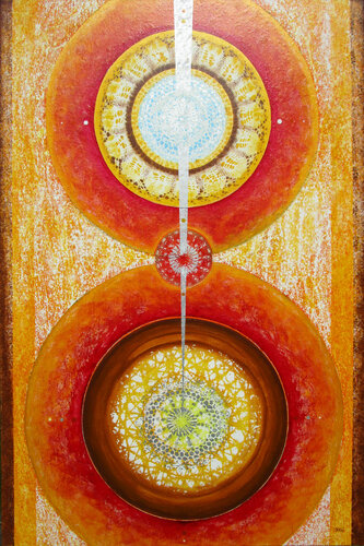 Nada Brahma 7 van Jörg "Yogi" Schäfer, Schilderij te koop op Singulart