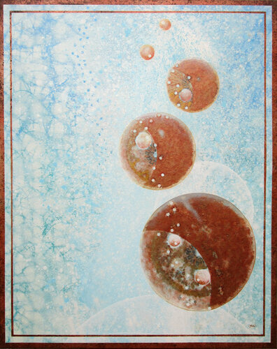 Bubbles 6 van Jörg "Yogi" Schäfer, Schilderij te koop op Singulart