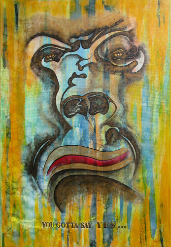 You gotta say yes... (a tribute to Yello) von Jörg "Yogi" Schäfer, Malerei kaufen auf Singulart