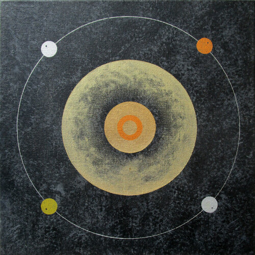 kleine Kornkreise 1 van Jörg "Yogi" Schäfer, Schilderij te koop op Singulart