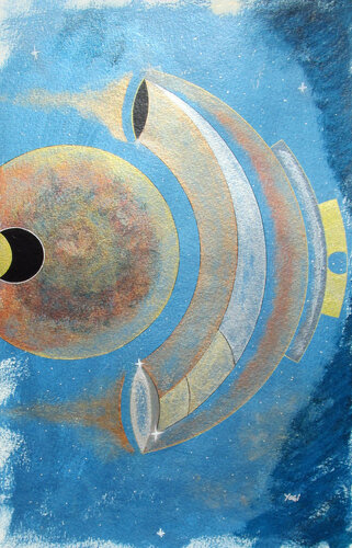 Planetentöne 2 by Jörg "Yogi" Schäfer, Work on Paper for Sale on Singulart