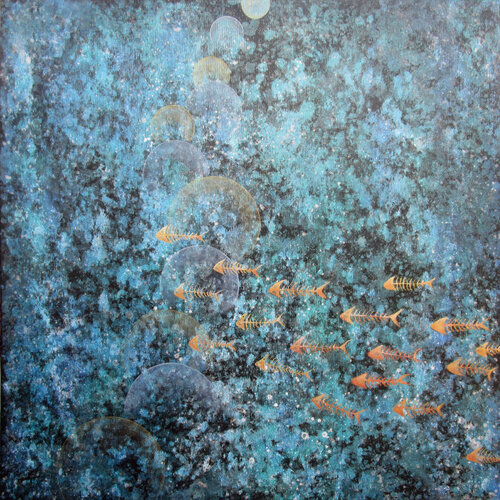 Bubbles 8 di Jörg "Yogi" Schäfer, Pittura in vendita su Singulart