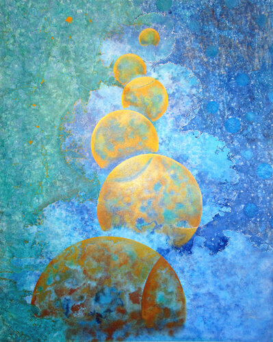 Bubbles 9 di Jörg "Yogi" Schäfer, Pittura in vendita su Singulart