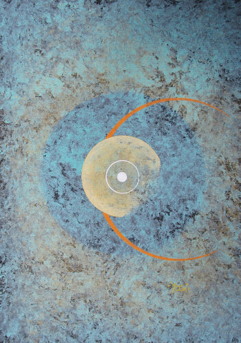 Planetentöne 3 par Jörg "Yogi" Schäfer, Œuvre sur papier en vente sur Singulart