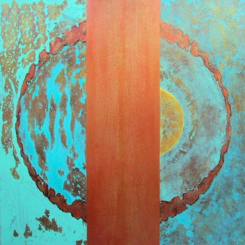 Vintage 4 van Jörg "Yogi" Schäfer, Schilderij te koop op Singulart