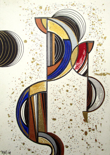 Formen 3 by Jörg "Yogi" Schäfer, Work on Paper for Sale on Singulart