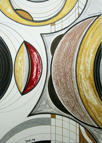 Formen 4 by Jörg "Yogi" Schäfer, Work on Paper for Sale on Singulart
