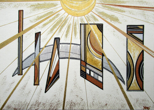 Formen 11 by Jörg "Yogi" Schäfer, Work on Paper for Sale on Singulart