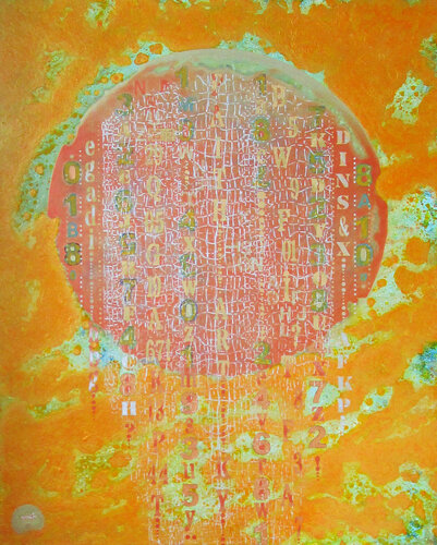 Matrix des Bewusstseins 3 par Jörg "Yogi" Schäfer, Peinture en vente sur Singulart