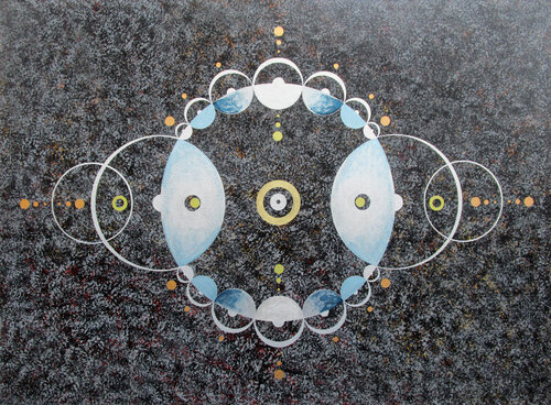 Kornkreise 9 by Jörg "Yogi" Schäfer, Painting for Sale on Singulart