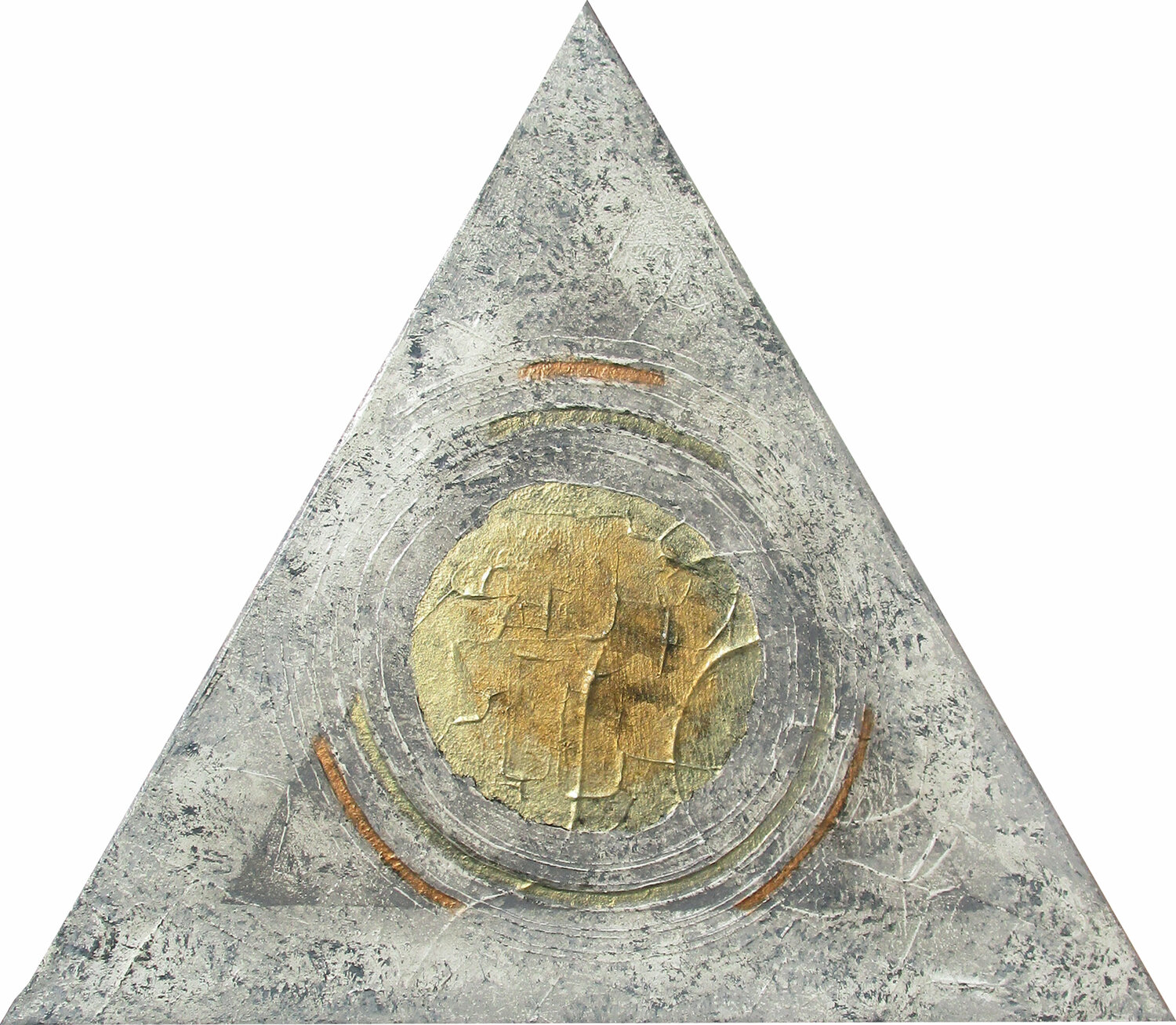 Strukturen in Bronze Jörg "Yogi" Schäfer Originalgemälde zu verkaufen