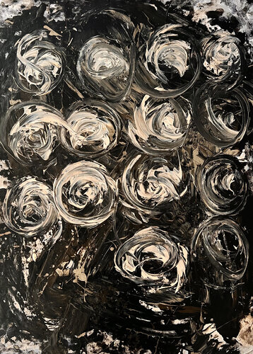Swirl Alphabet par Romana Jelínková, Peinture en vente sur Singulart