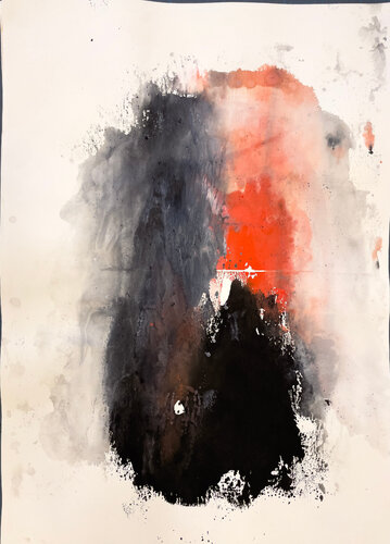blackred di Mota Montero, Pittura in vendita su Singulart