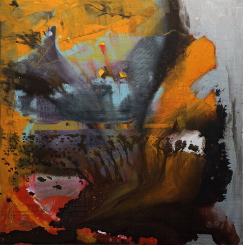 Behind the shadows van Mota Montero, Schilderij te koop op Singulart