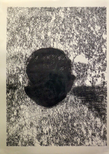 Black Nro 004 di Mota Montero, Opera su carta in vendita su Singulart