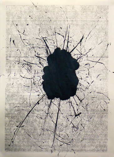 Black Nro 001 von Mota Montero, Werk auf Papier kaufen auf Singulart