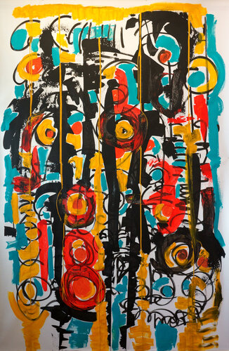 Chaos Cluster Nro 21 von Mota Montero, Malerei kaufen auf Singulart