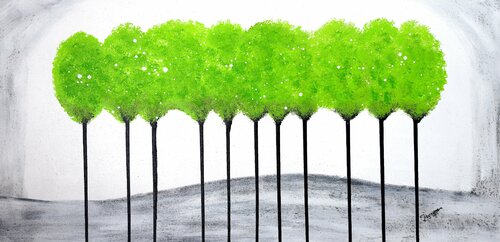 Serenity di POOVI ART, Pittura in vendita su Singulart