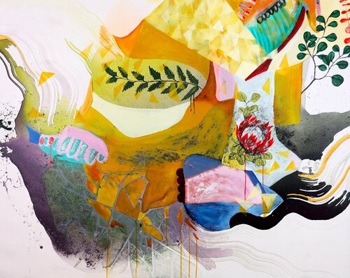 Having so much inside de POOVI ART, Pintura a la venta en Singulart