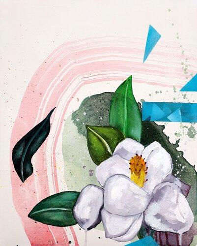 Magnolia - Artemis de POOVI ART, Pintura a la venta en Singulart