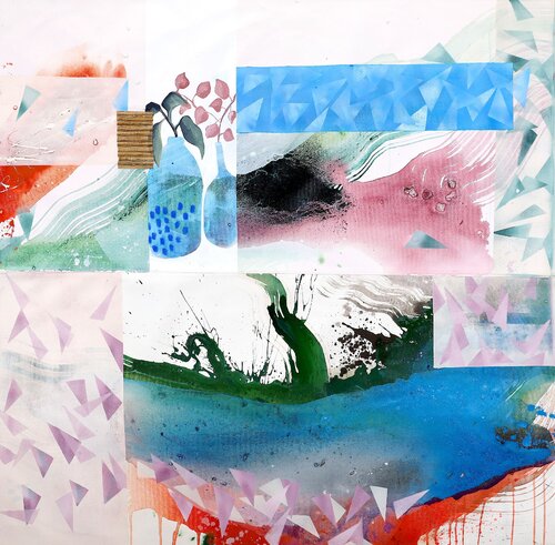 Breathing in your dust by POOVI ART, Painting for Sale on Singulart