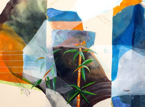 Summer Nights van POOVI ART, Schilderij te koop op Singulart